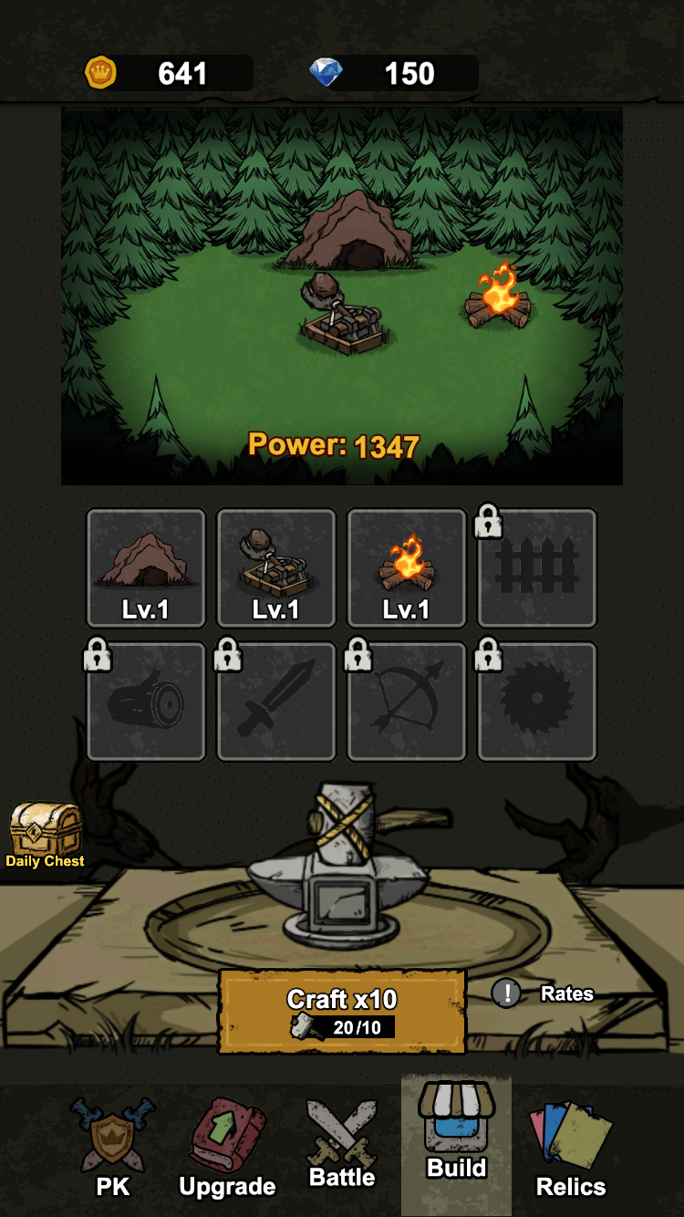 Camp construction upgrades